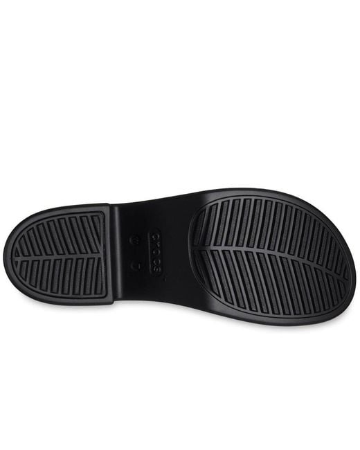 CROCSTM Black Brooklyn Heel Sandals