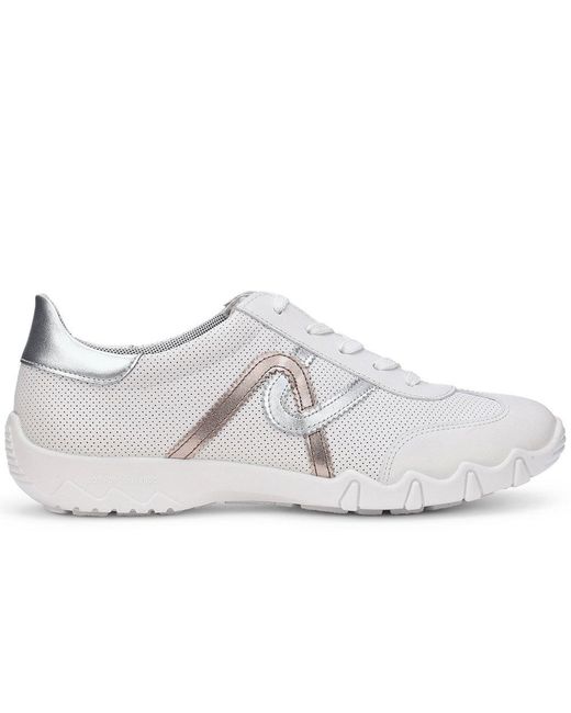Hotter White Marianne Trainers