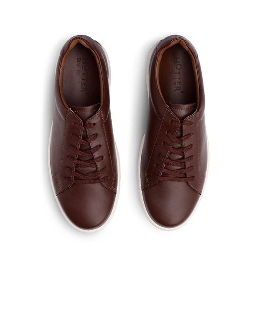 Hotter Brown Oliver Trainers for men