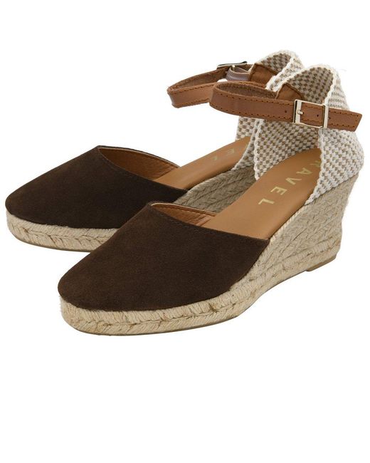 Ravel Brown Burrill Espadrille Wedges
