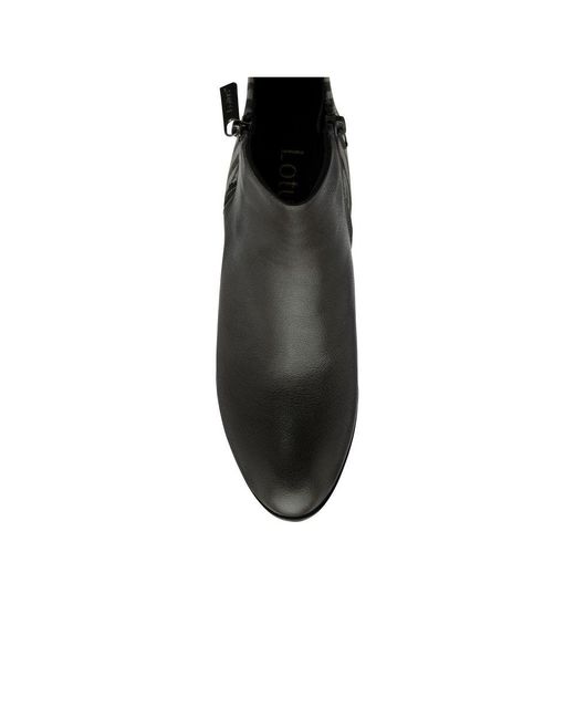 Lotus Black Athens Ankle Boots