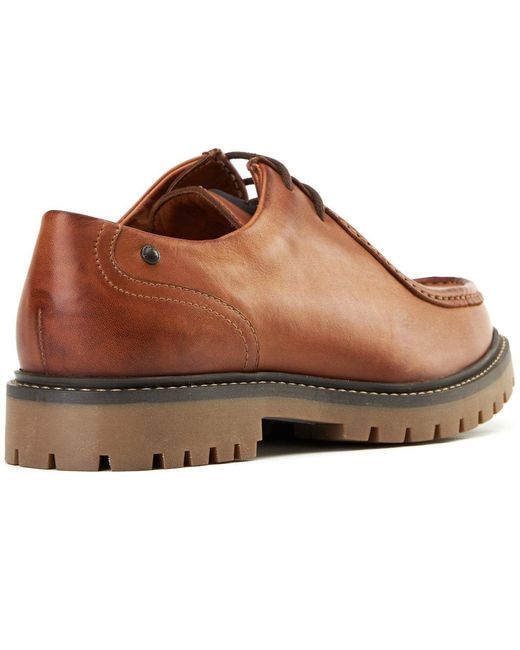Base London Brown Carbon Wallabe Shoes for men