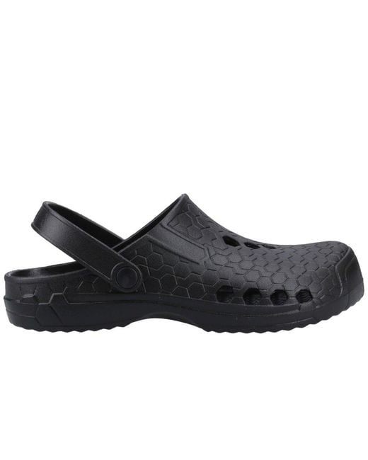 Cotswold Black Uley Clogs for men