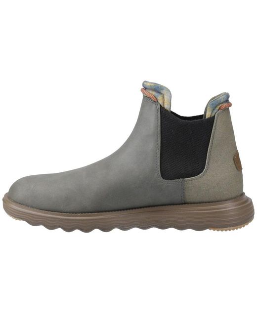HeyDude Gray Branson Classic Boots for men