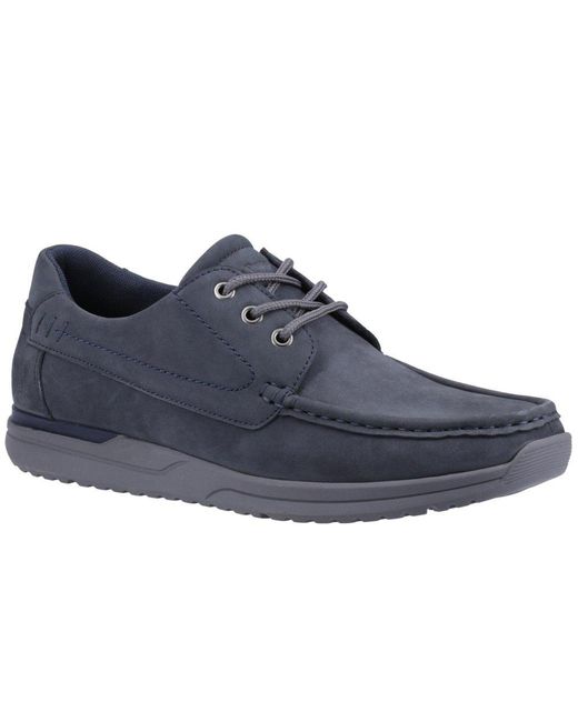 Hush Puppies Blue Howard Lace Up Shoes for men