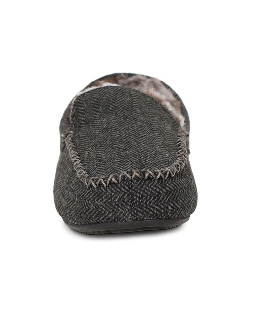 Goodyear Black Hendrix Full Slippers for men