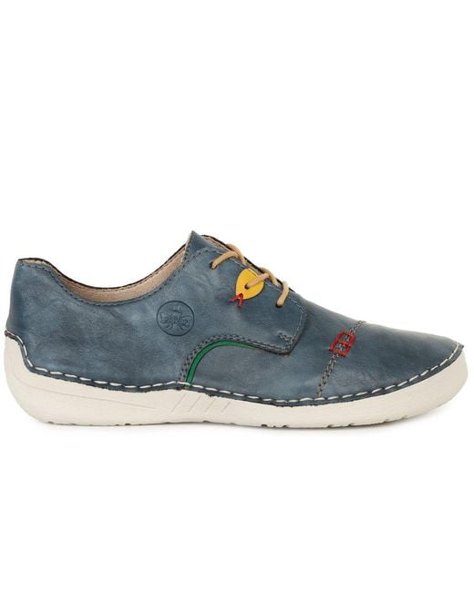Rieker Blue Content Shoes