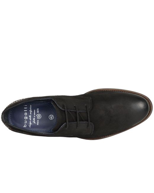 Bugatti Black Lawson Shoes for men