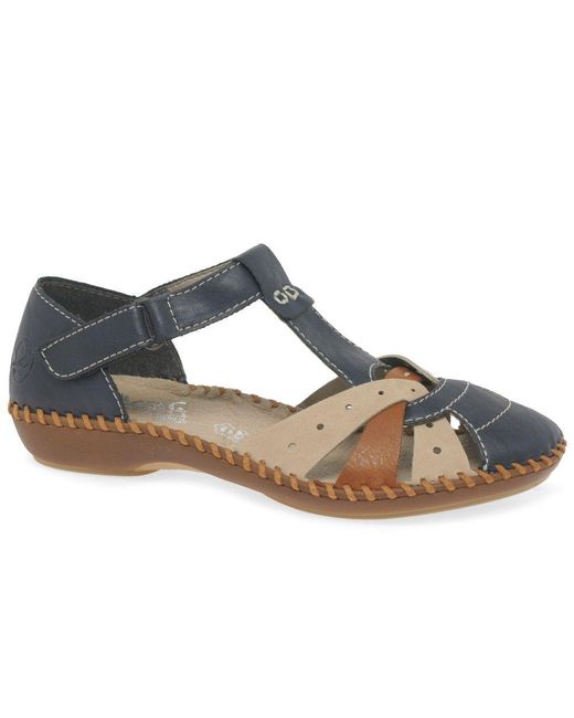 Rieker Blue Maria Sandals
