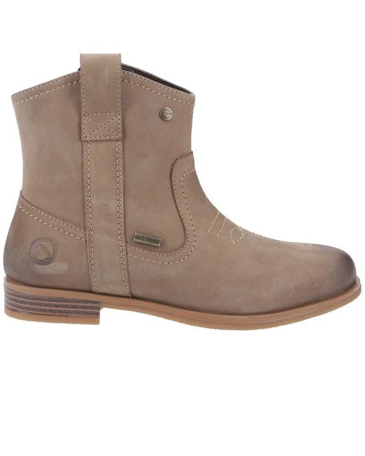 Cotswold Brown Signet Ankle Boots