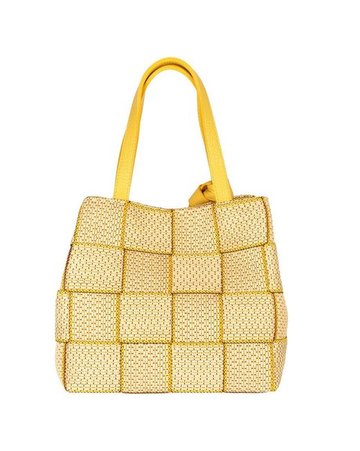 Alma Tonutti Yellow Chiara Grab Bag