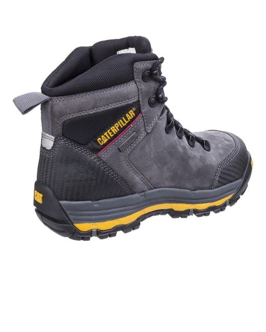 Caterpillar Blue Munising Safety Boots Size: 6 for men