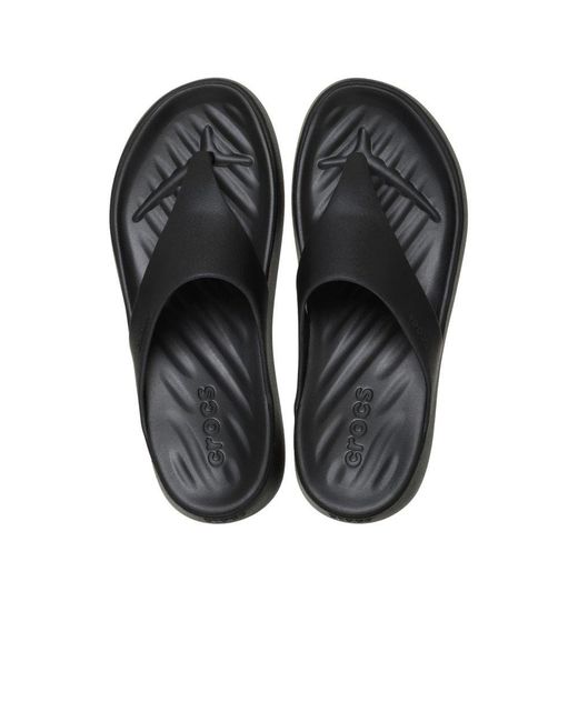 CROCSTM Black Getaway Triangle Flip Sandals