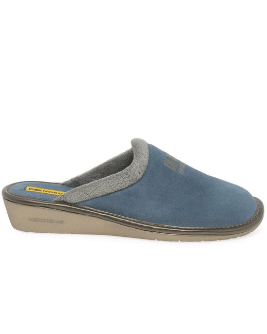 Nordika's Blue Natala Iii Mule Slippers