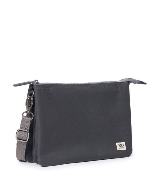Roka Gray Carnaby Xl Crossbody Bag