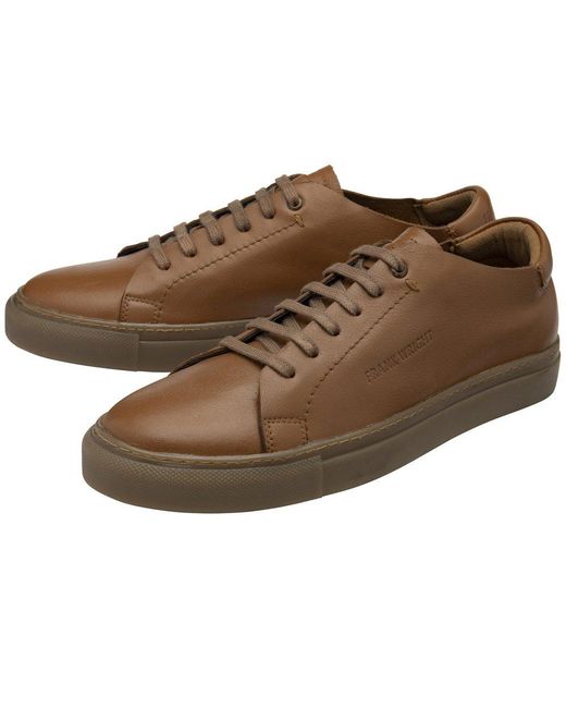 Frank Wright Brown Madeley Trainers for men