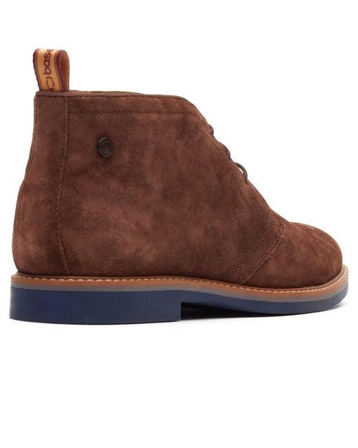 Base London Brown Carlton Chukka Boots for men