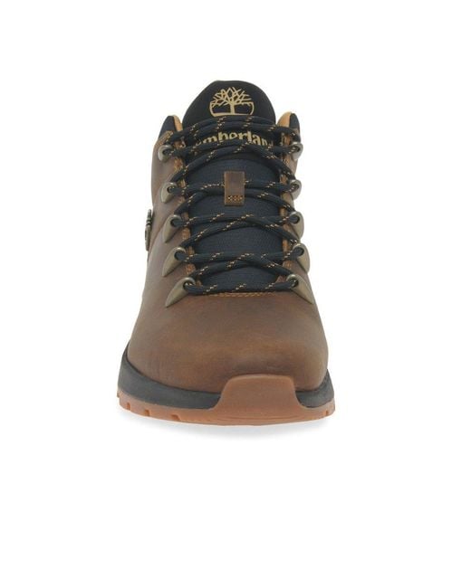 Timberland Brown Sprint Trekker Mid Boots for men