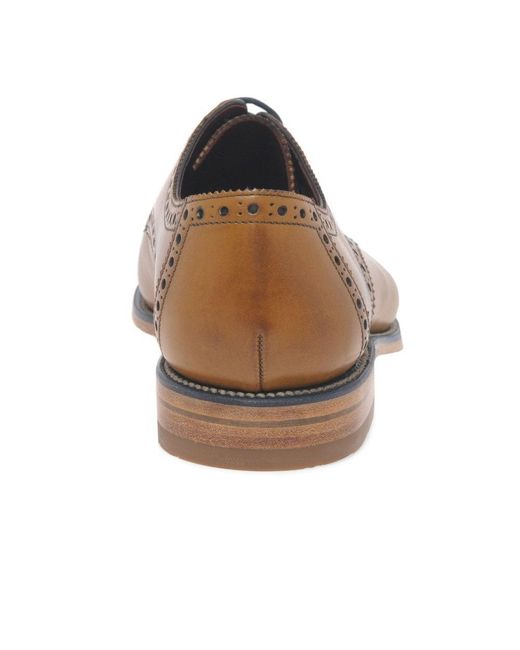 Loake Brown Foley Formal Lace Up Shoes for men