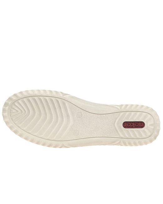 Rieker White Norma Trainers