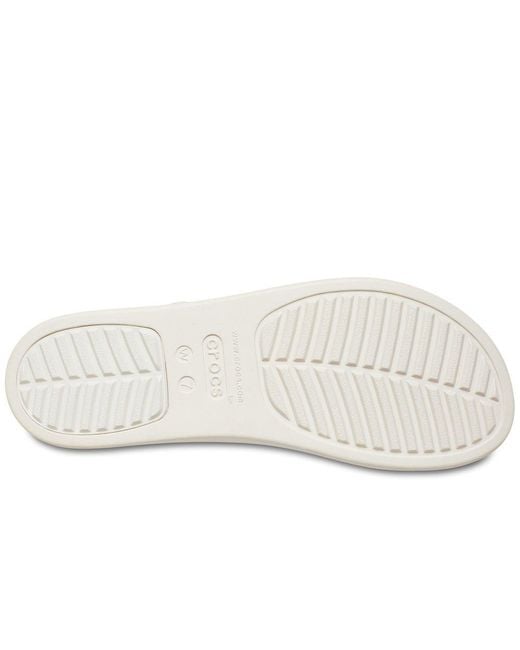 CROCSTM White Brooklyn 4U Wedge Sandals