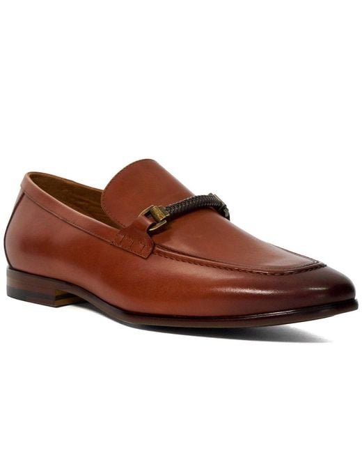 Dune Brown Scilly Shoes for men