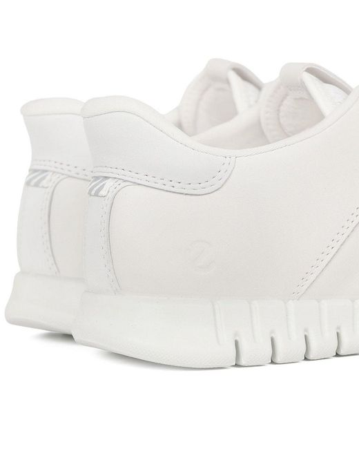 Ecco White Gruuv Lite W Trainers