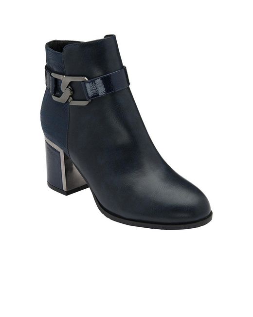 Lotus Blue Adelaide Ankle Boots