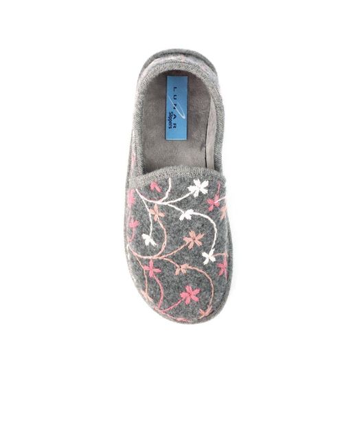 Lunar Gray Gibson Slippers