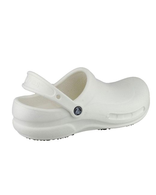 CROCSTM White Bistro Work Clogs for men