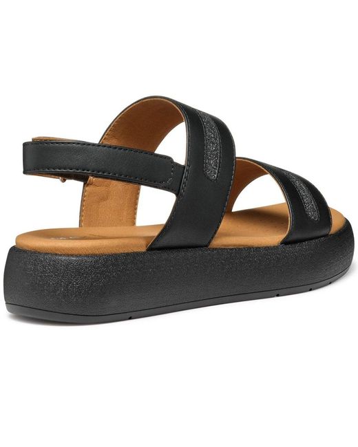 Geox Brown D Camalei Sandals