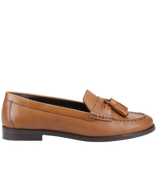 Hush Puppies Brown Connie Tassel Loafers