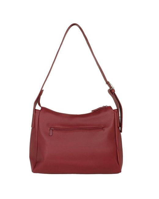 David Jones Red Corsica Shoulder Bag