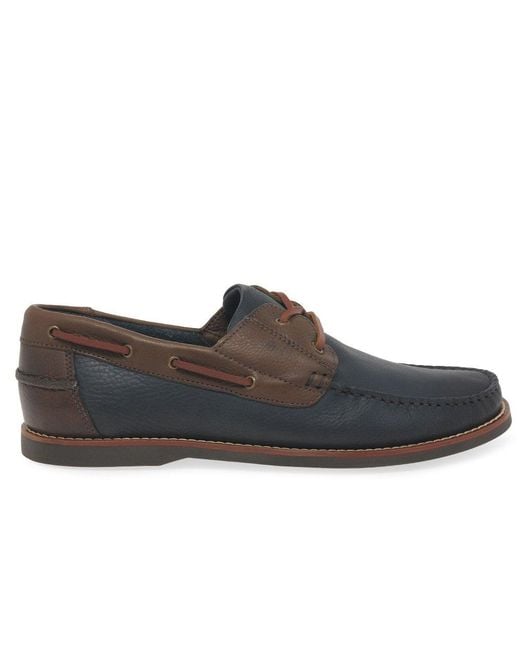 Anatomic & Co Blue Anatomic &Amp; Co Shore Boat Shoes for men