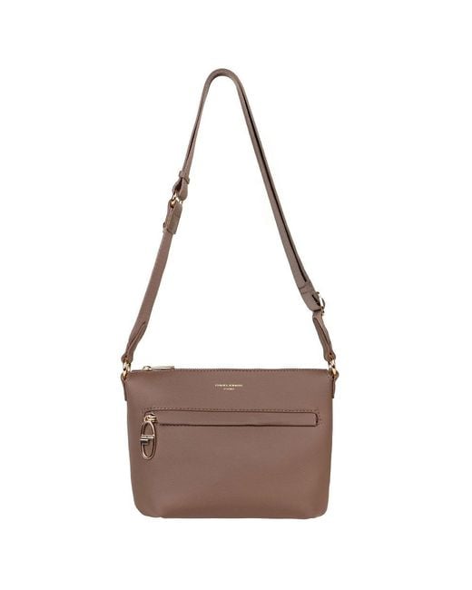 David Jones Brown Normandy Messenger Bag