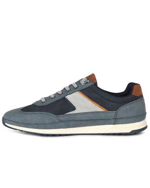 Bugatti Blue Ripple Trainers for men