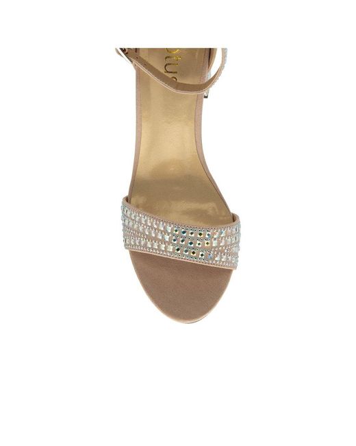 Lotus Metallic Marquesa Heeled Sandals