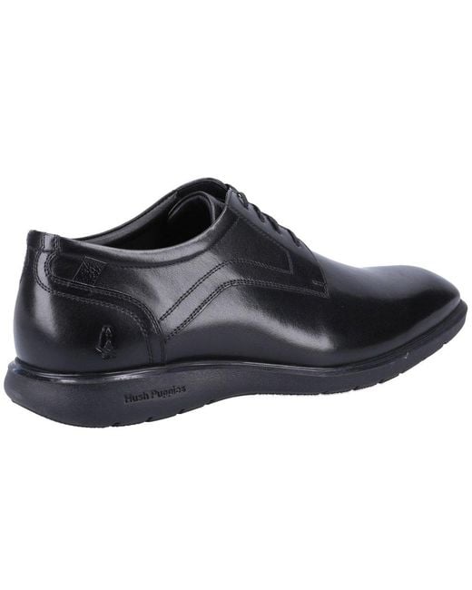Hush Puppies Black Amos Lace Up Shoes for men