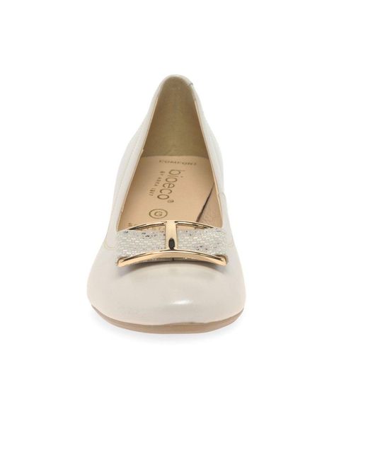Bioeco White Eloise Court Shoes