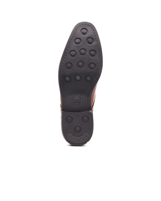 Base London Pink Henley Monk Shoes for men