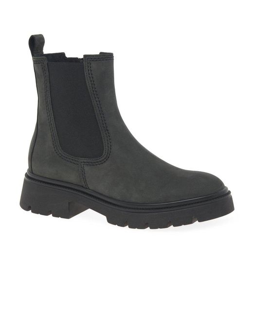 Gabor Black Marissa Chelsea Boots