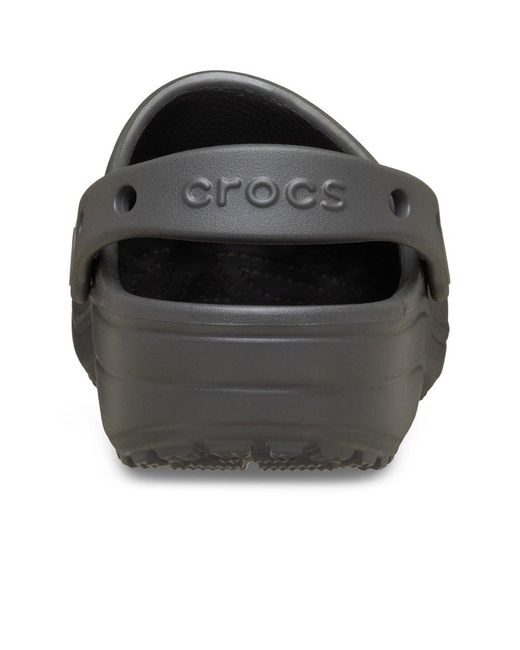 CROCSTM Gray Classic Floral Cut Out Clogs