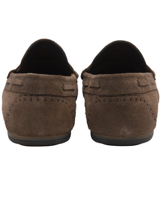 Frank Wright Brown Duggan Loafers for men