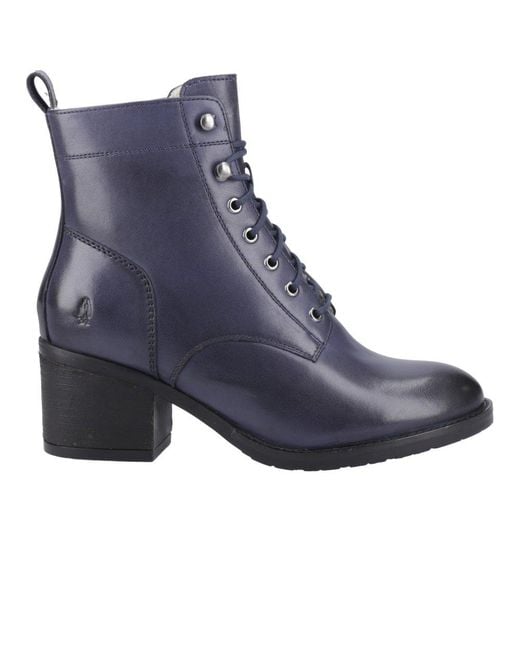 Hush Puppies Blue Harriet Biker Boots