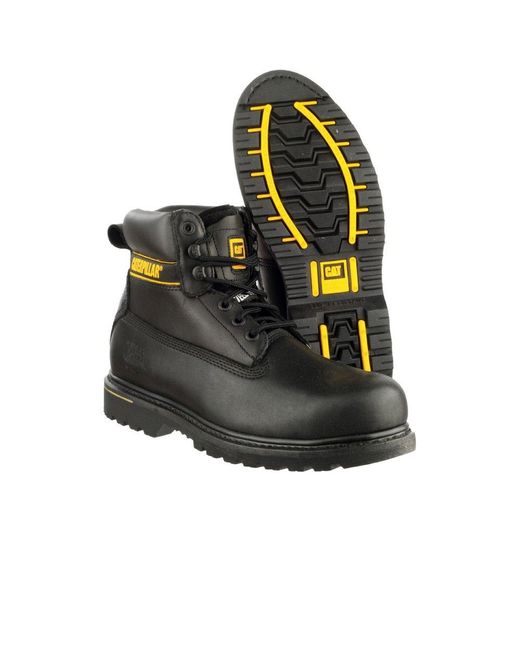 Caterpillar Black Holton Safety Boots for men