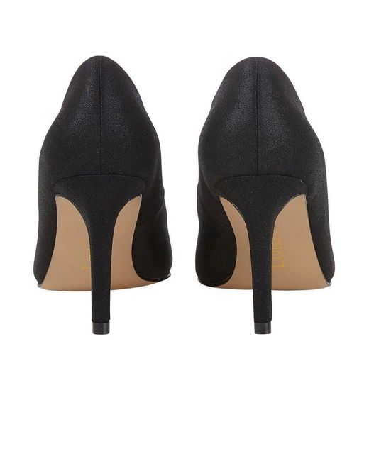 Lotus Black Radiance Court Shoes