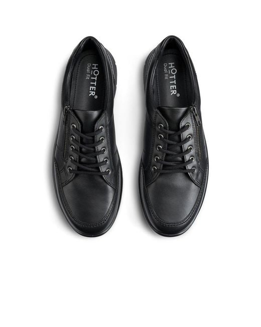 Hotter Black Finn Trainers for men