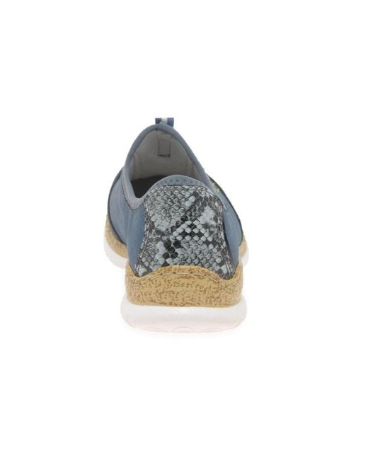 Rieker Blue Ripple Trainers