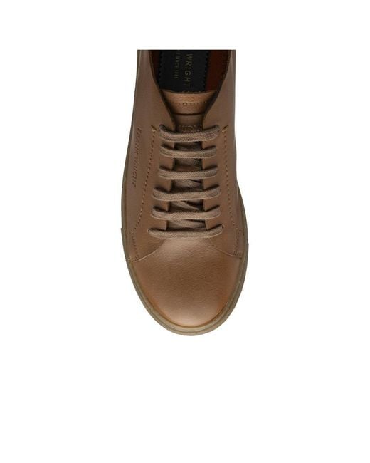 Frank Wright Brown Madeley Trainers for men