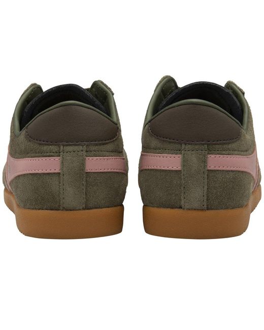 Gola Green Bullet Suede Trainers